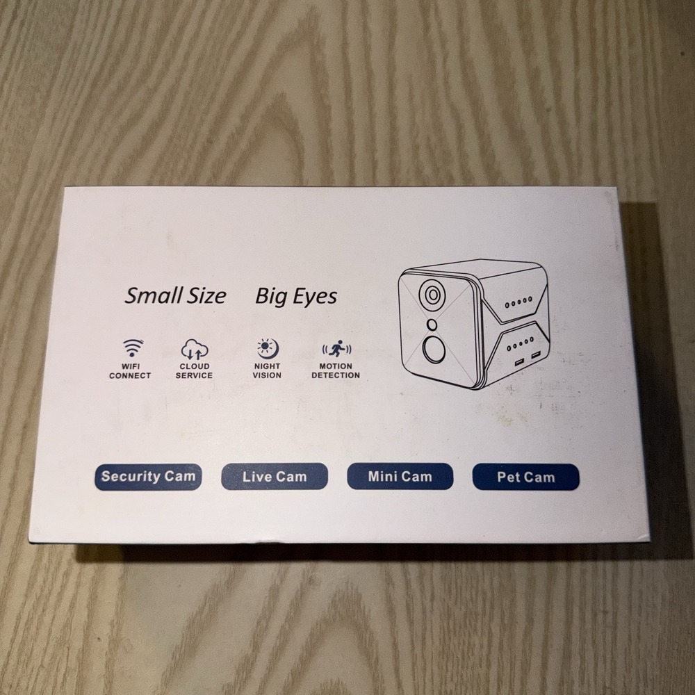 Javiscam Mini Cam/Security Camera Open Box